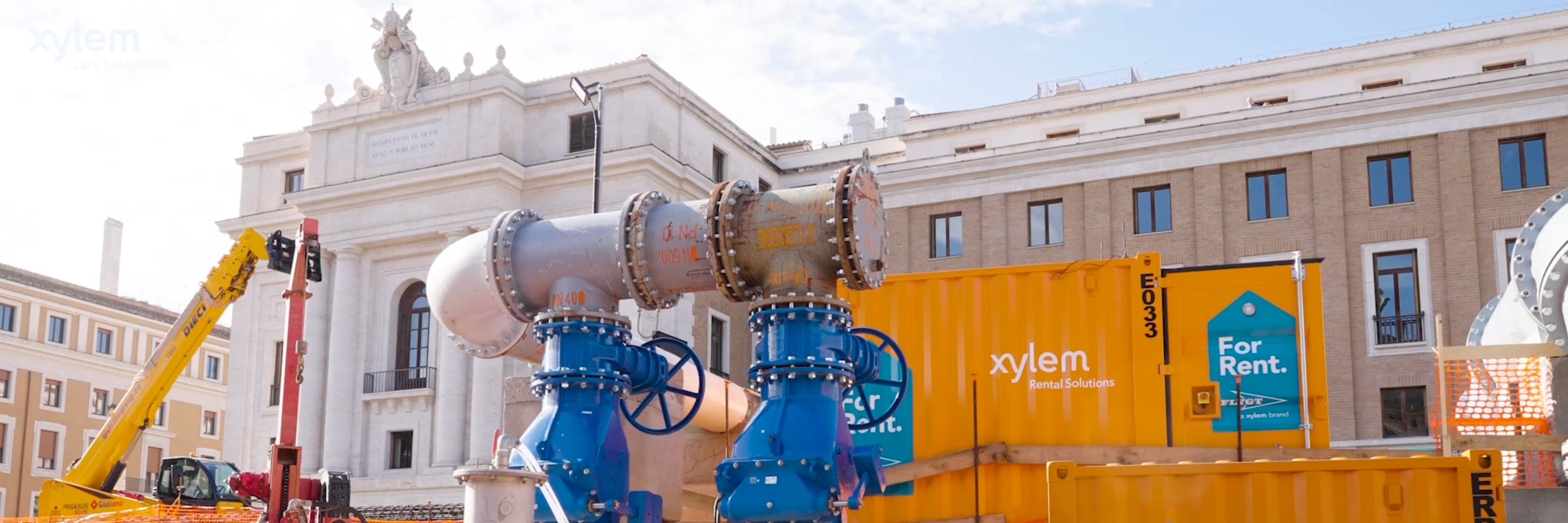 Projet historique reliant Rome et le Vatican qui utilise une technologie de pointe pour maintenir le débit de l'eau