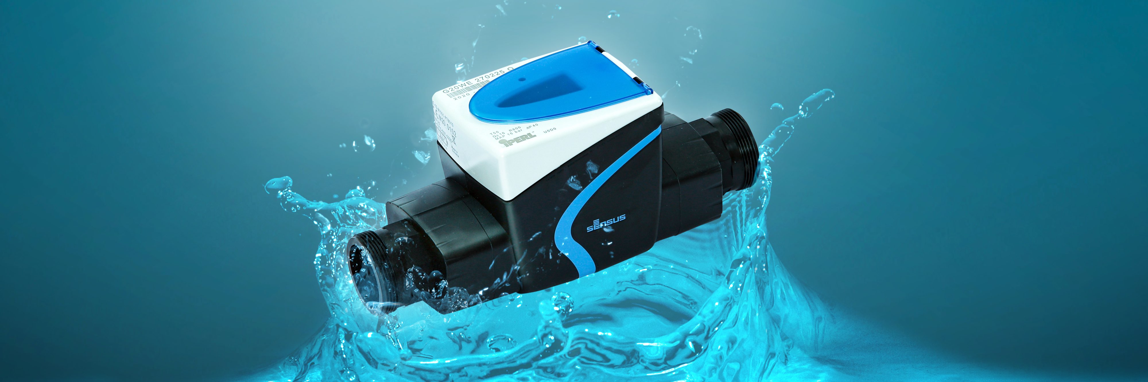 Sensus iperl product splashing in water