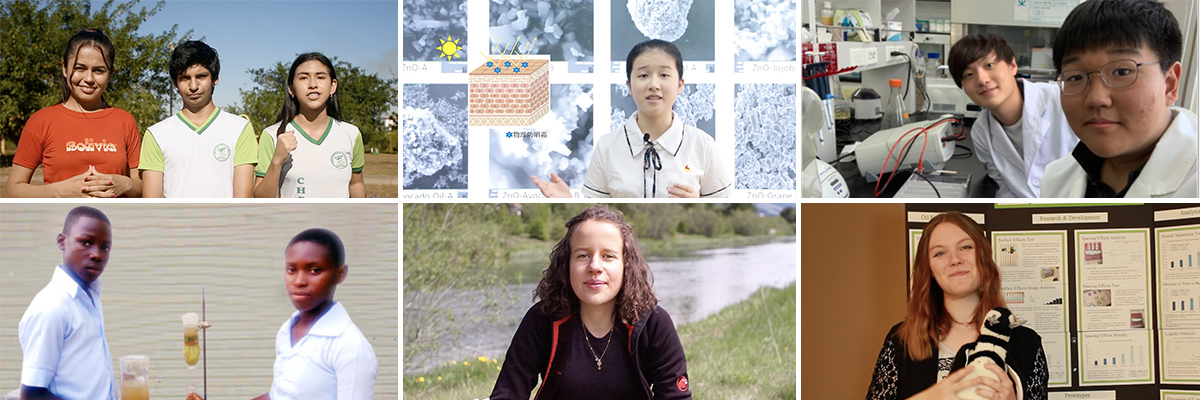 6 finalist projects in the Stockholm Junior Water Prize 2020