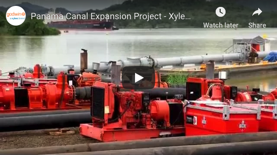 Xylem’s Godwin pumps fill new Panama Canal lock basins