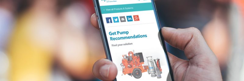 Nouveau site Web de Xylem consacré au drainage