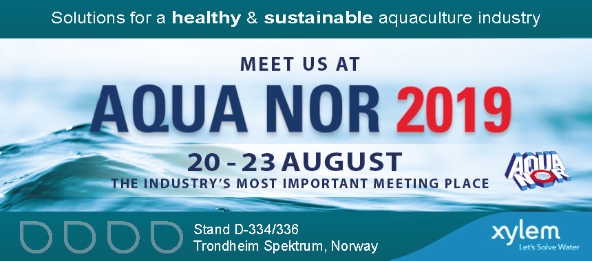 Aqua Nor 2019, Trondheim, Norway – Discover Xylem’s innovative solutions within Aquaculture