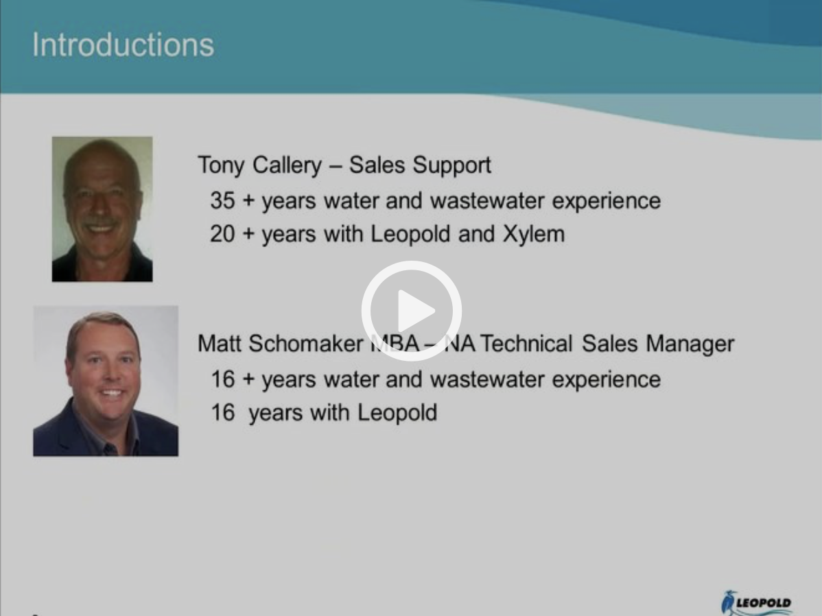 Webinar: Filter Operational Improvement through Backwash Optimization