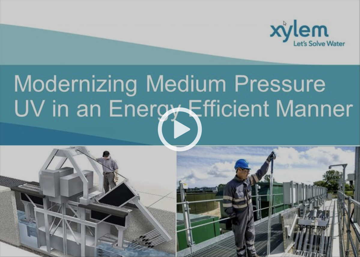 Webinar: Modernizing Medium Pressure UV in an Energy Efficient Manner