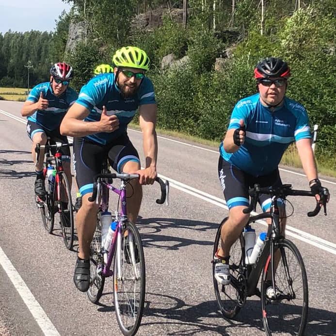 Huolellinen suunnitelma takaa ajonautinnon 45 pyöräilijälle