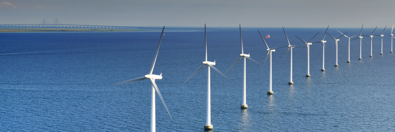 Windmills on water