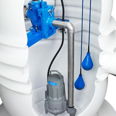 Flygt Compit Flygt Compit-Pumpstationen | Flygt Compit 901H, pumpstation – IQMJII