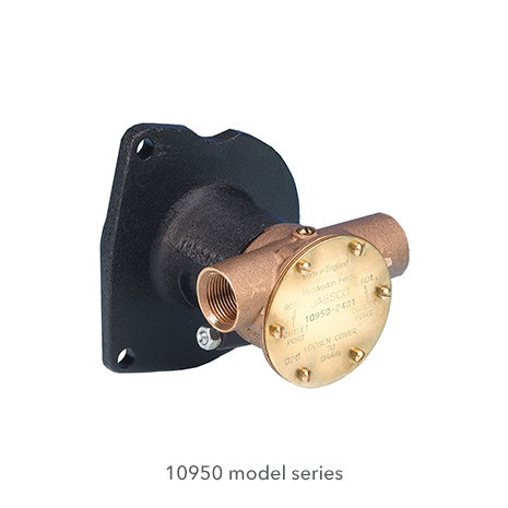Jabsco Flange Mount Flexible Impeller Pump 10950 model series