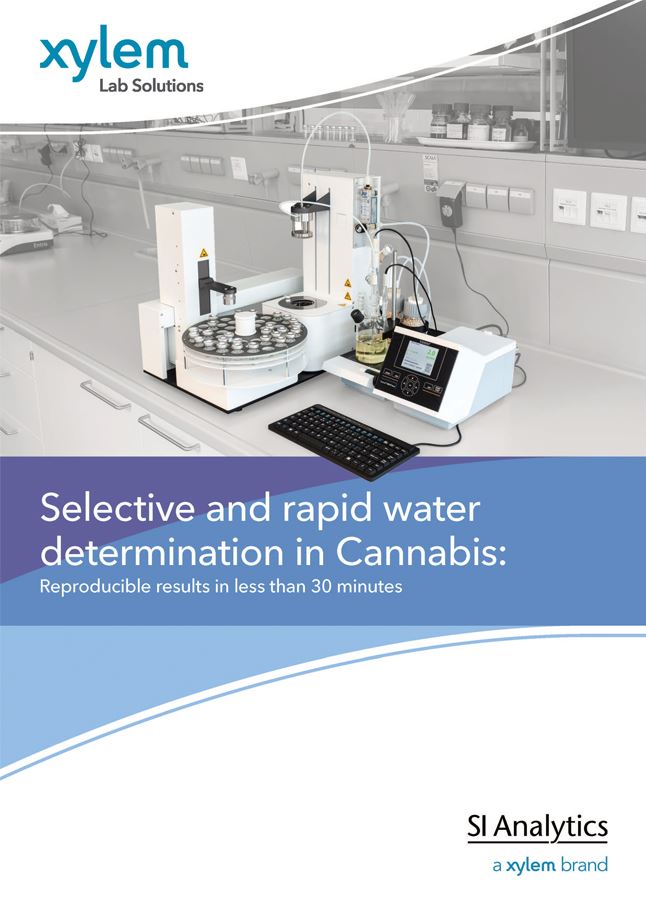 Whitepaper: Selective and rapid water determination in Cannabis (PDF)