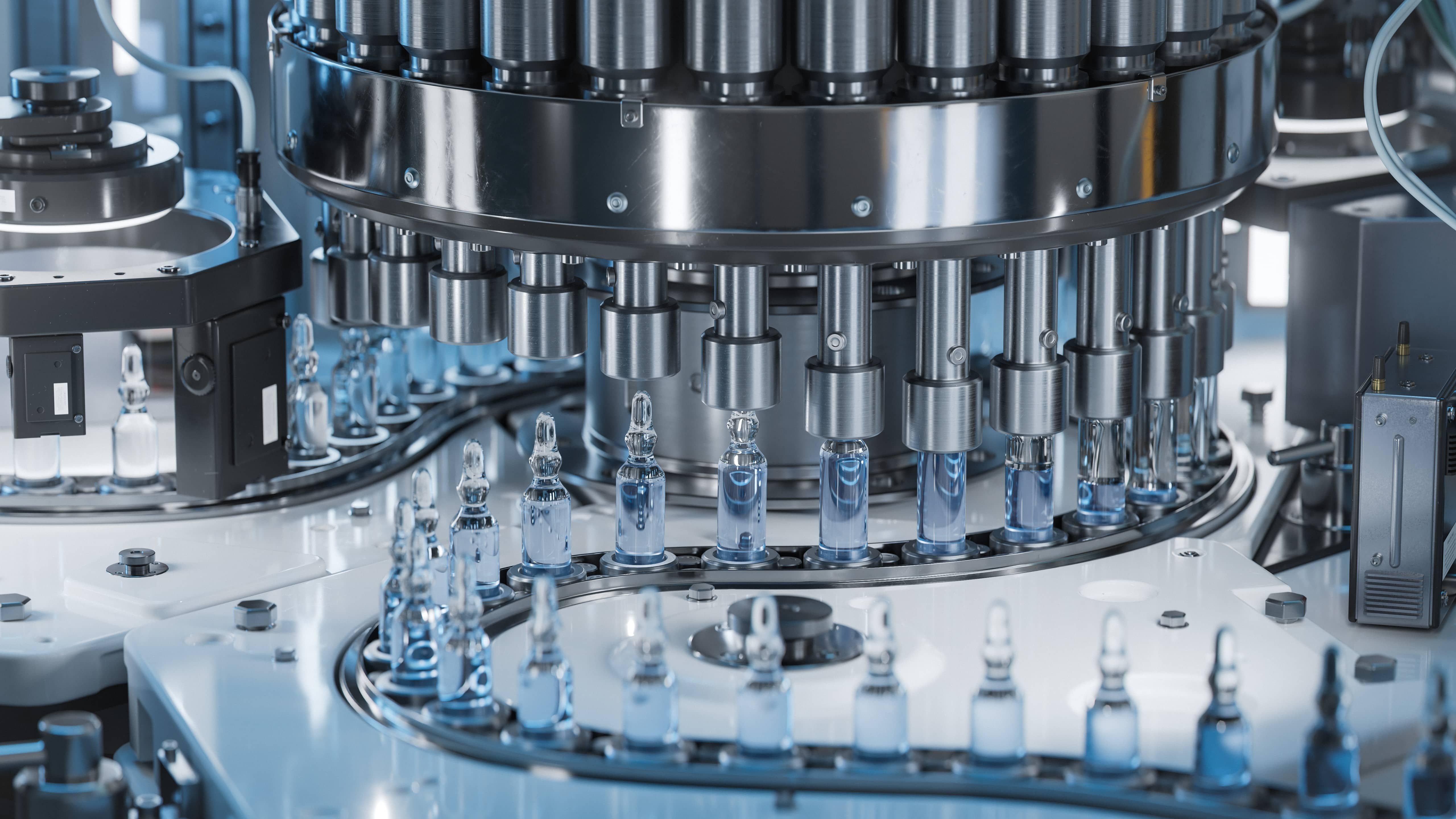 Pharmaceutical using WFI water system for ultrapure water efficiency